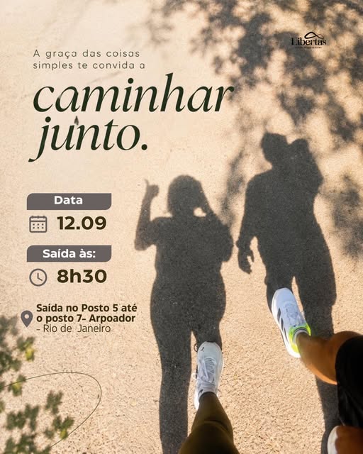 Caminhada: A Graça das Coisas Simples te convida para caminhar junto